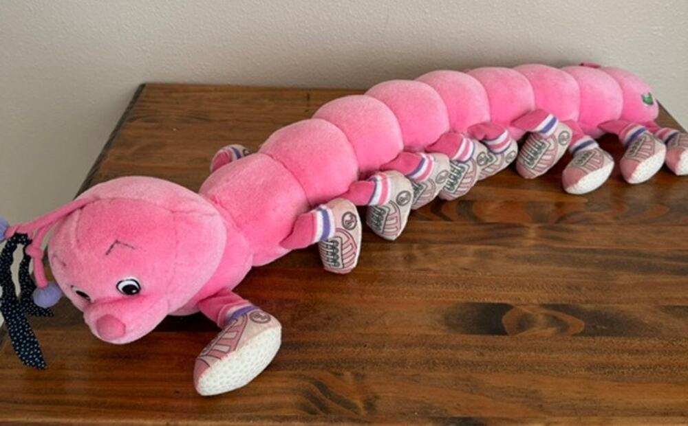 Lots-A-Lots-A Leggggggs Caterpillar Gabby Without Butterfly Plush 1984